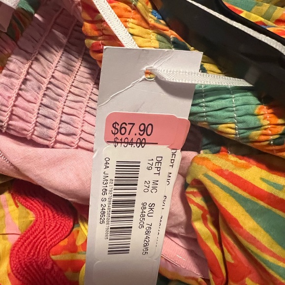 J. Marie Paloma One Shoulder Tiered Midi Dress- Small - Picture 8 of 9